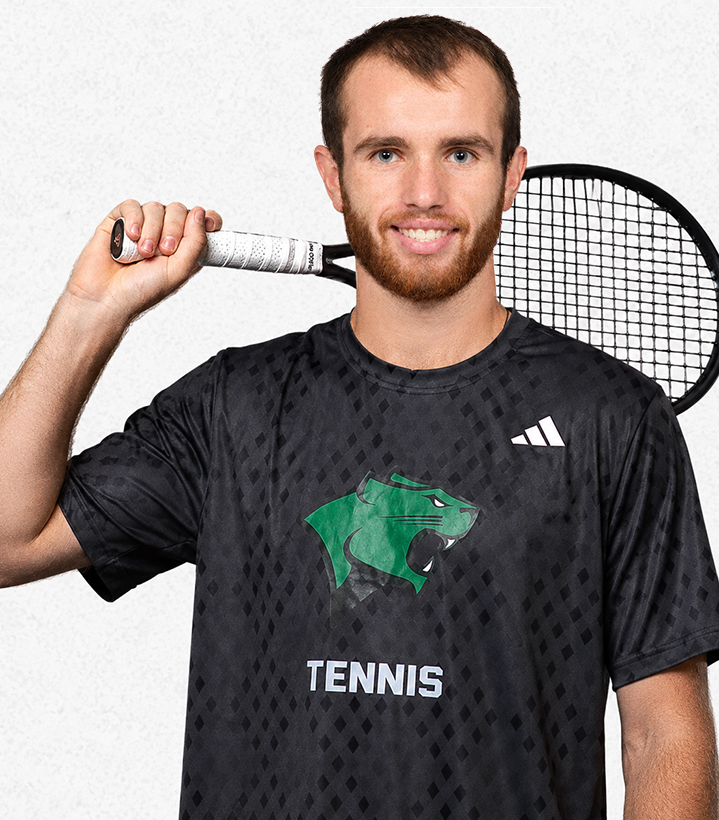 Former college tennis player continuing in the UK